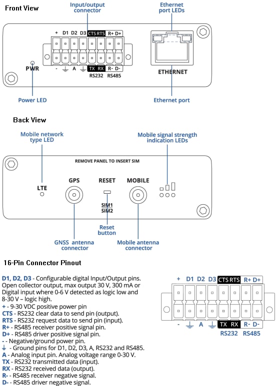 Teltonika TRB247 CAT 1 BIS IoT Gateway
